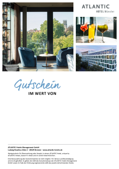 Gutscheinhintergrund ATLANTIC Hotel Münster Bar-Motive